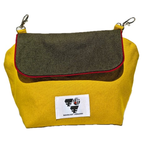 フクモモテトラポーチ　蛍光ストライプ① ポーチ (ケージ内タイプ) ○各種あります｜モモンガ スタイル