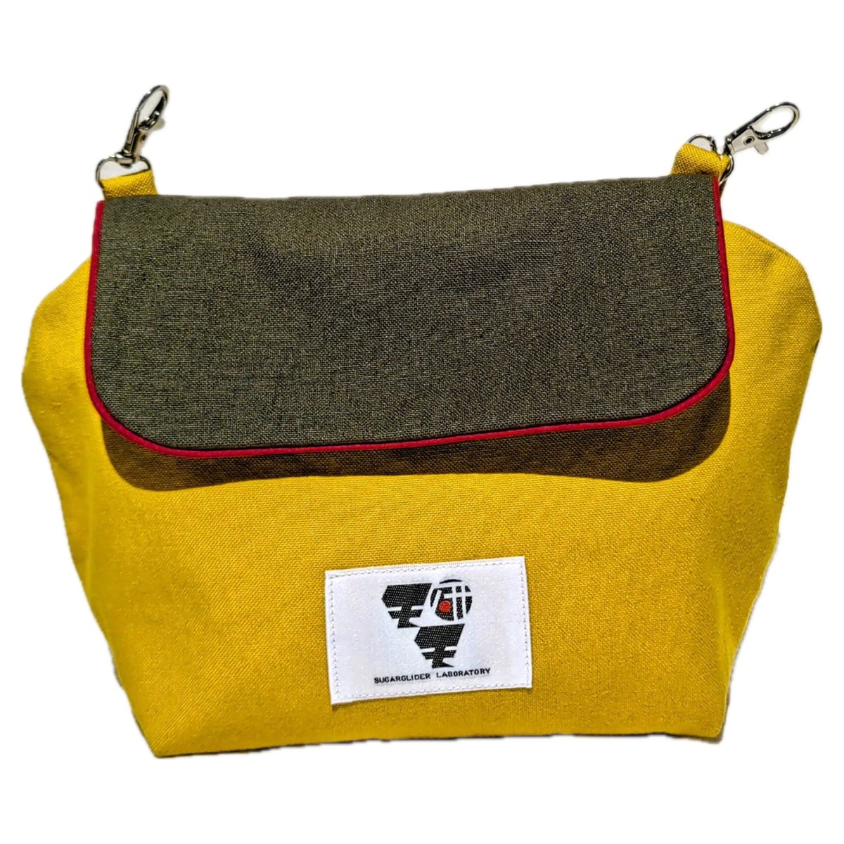 フクロモモンガカーテン付きベット モモ研カバーつき吊り下げベットファミリータイプ・フクモモ帆布