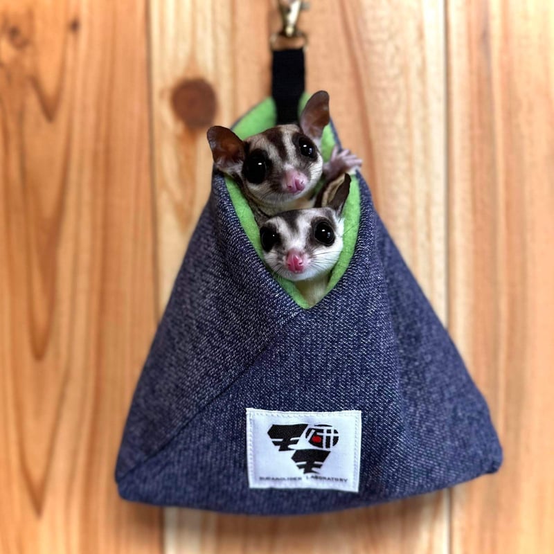 モモ研吊り下げベット・フクモモ小町(ネイビー) | ももんが博士