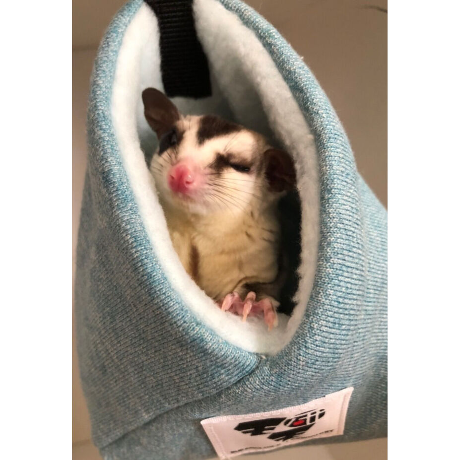 モモ研吊り下げベッド・フクモモ小町（ブルー） | ももんが博士