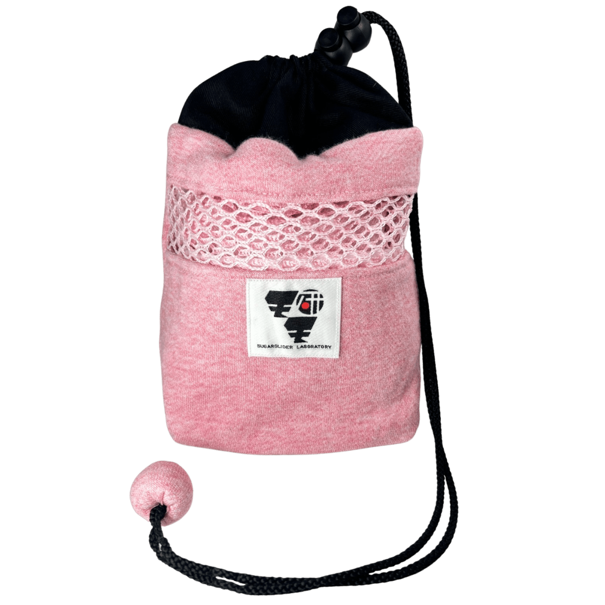 新・モモ研ポーチ（巾着・サクラ） | ももんが博士フクロモモンガ研究