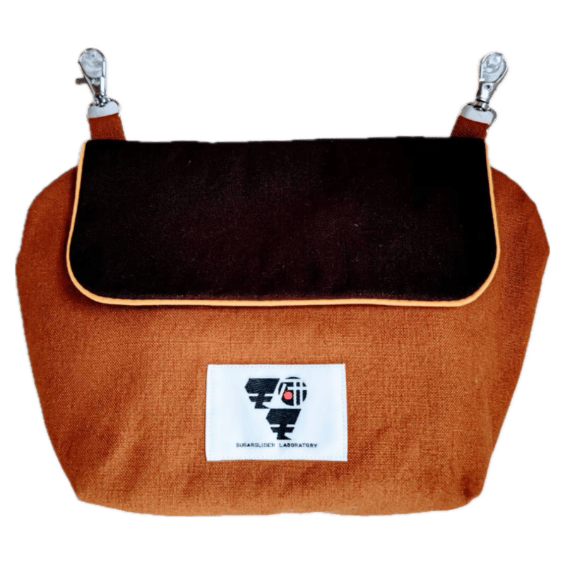 フクロモモンガカーテン付きベット モモ研カバーつき吊り下げベットファミリータイプ・フクモモ帆布