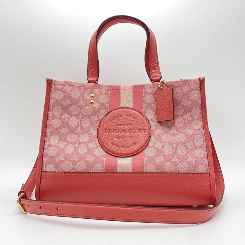 COACH C8448 シグネチャー 2WAY トートバッグ ショルダーバッグ 極美品 