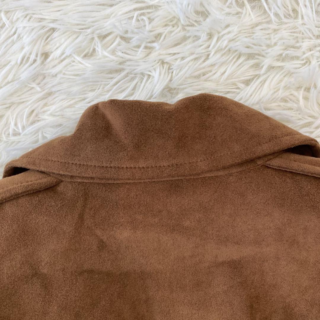 ✤2016AW セオリー Theory 羊革 スエード ライダース ジャケット✤ theory セオリー ライダースジャケット スエード ブラウン