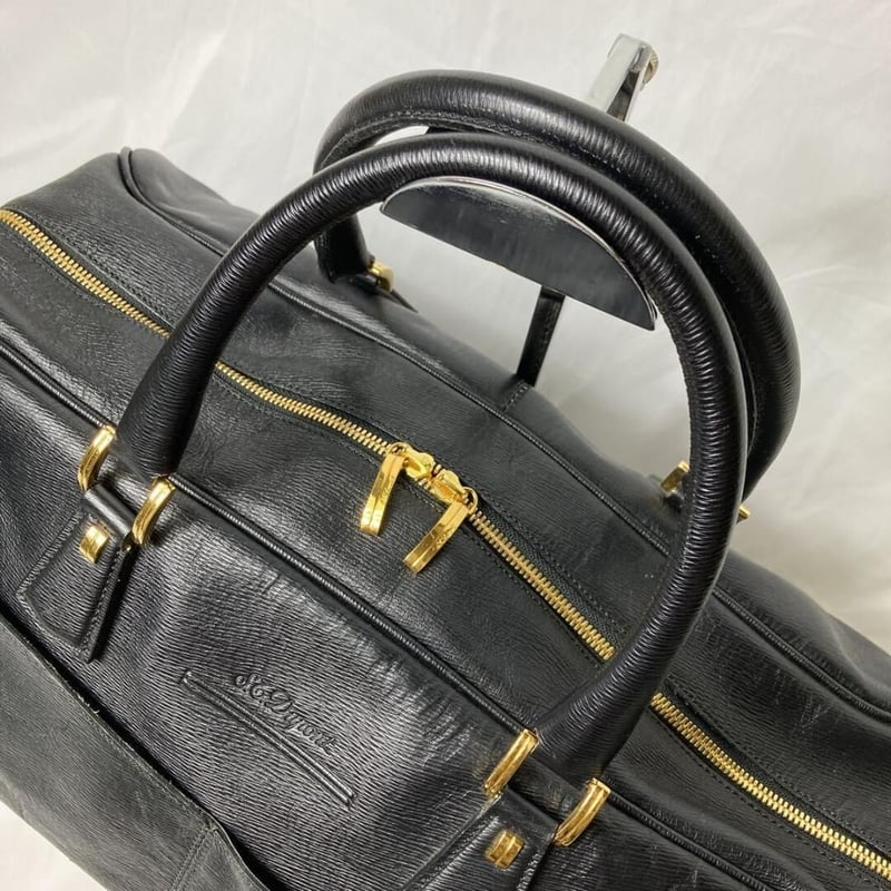 S.T Dupont トートバッグ ミニボストンバッグ 黒 ブラック | 古着と
