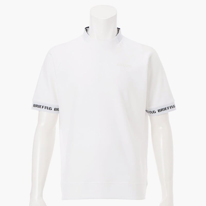 完売品　新品　BRIEFING CE NECK LOGO HIGHNECK BRIEFING MEN'S NECK LOGO HIGHNECK WHITE | GOLF
