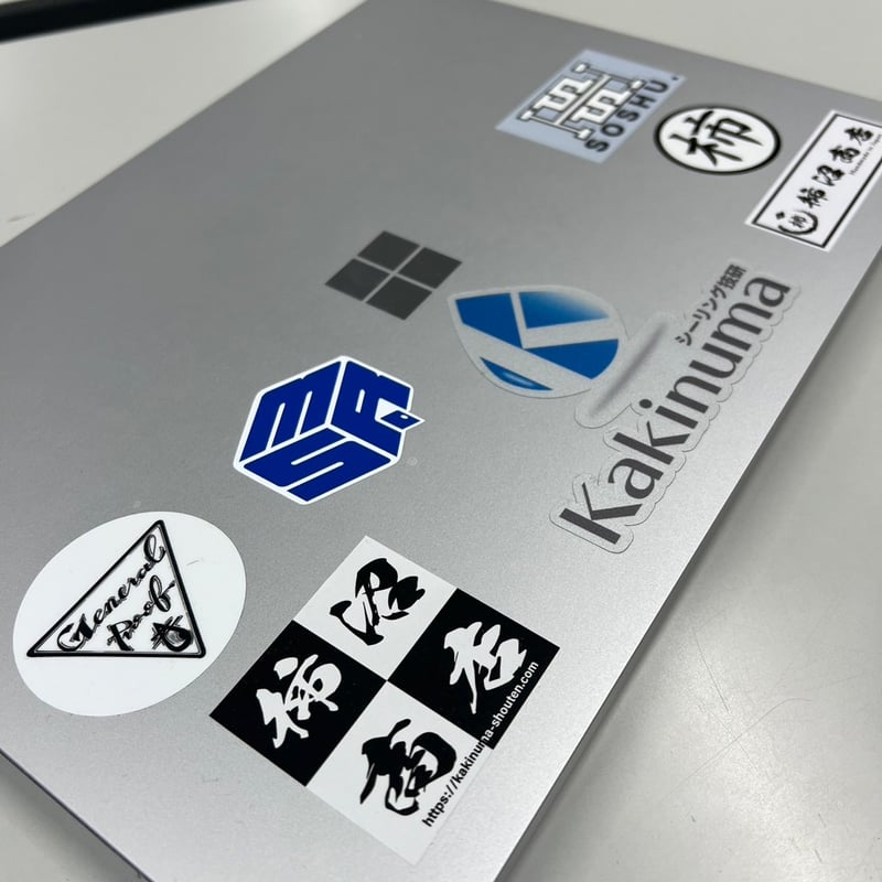 オリジナルステッカー【市松模様】 | 柿沼商店