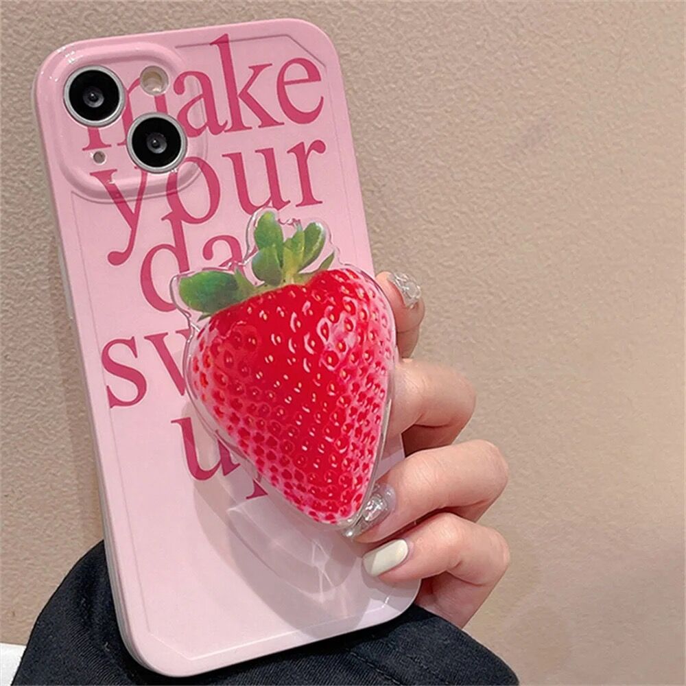 iPhone - いちご Strawberry 🍓 sweet up! iPhone case | yosei_online