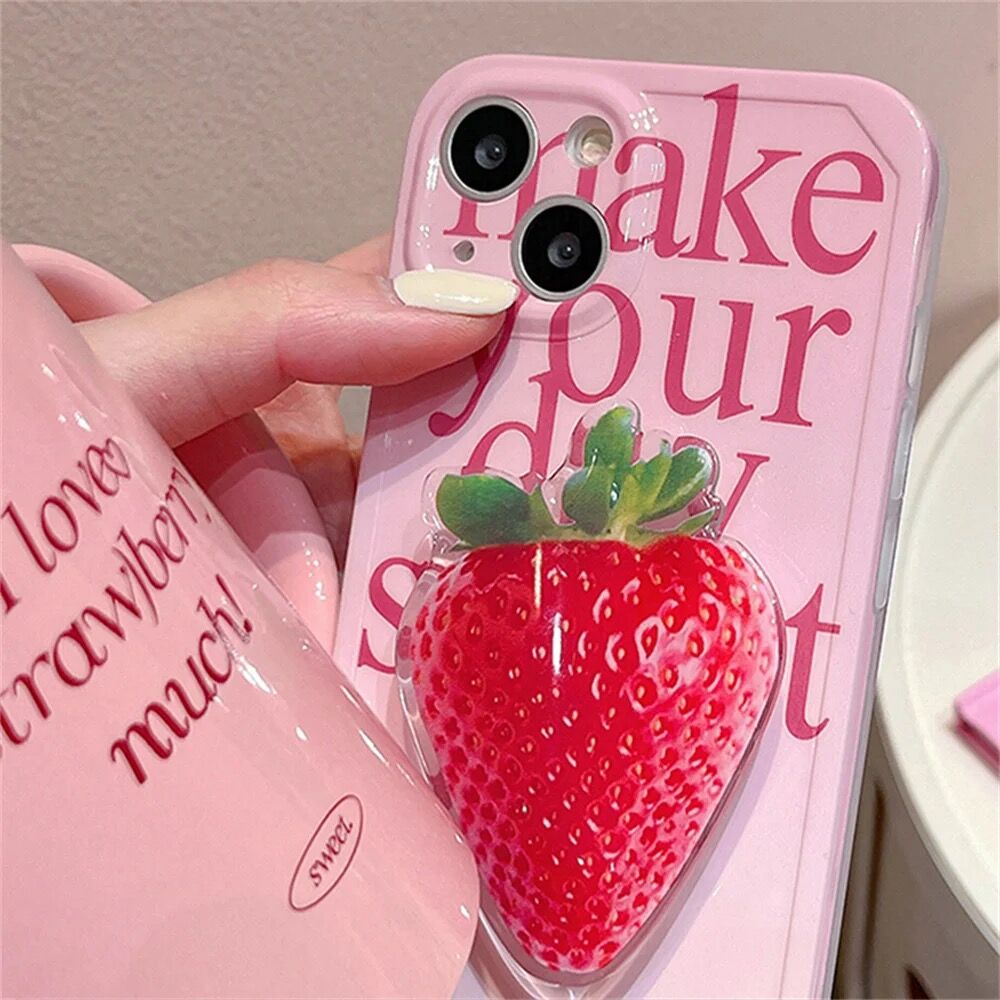 iPhone - いちご Strawberry 🍓 sweet up! iPhone case | yosei_online