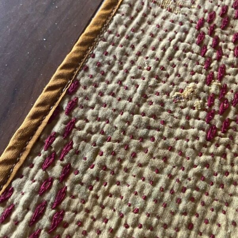 カンタキルト　ブラウンとピンクのグラデーション カンタキルト ブラウンとピンクのグラデーション カンタキルト