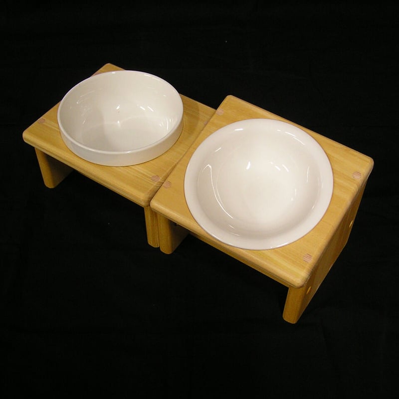 N-60 餌・水置き台(低背)セット | Clochette's STORE