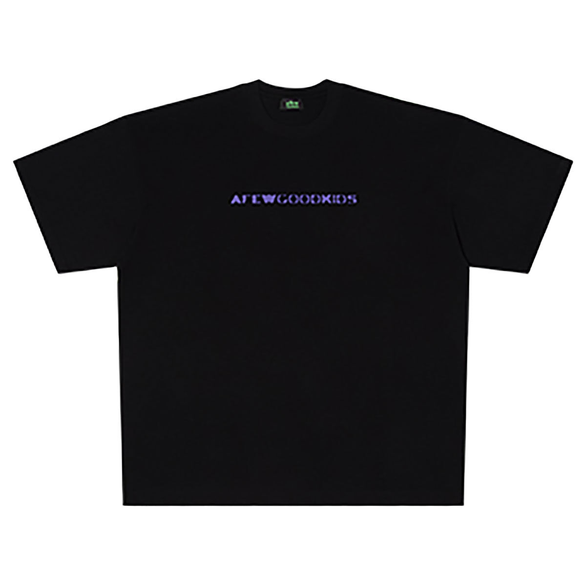 AFGK Tシャツ　3Dサークルログ エンジェル　半袖　個性的　シンプル　黒L