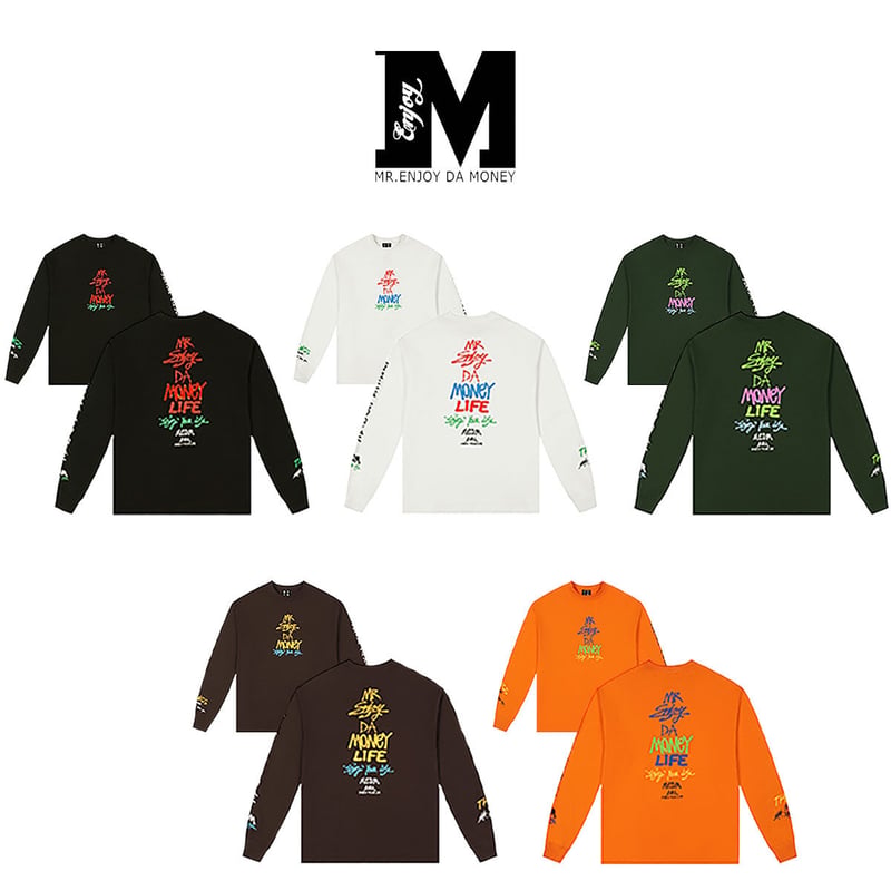 MR.ENJOY DA MONEY 】 MEDM 正規品 男女兼用 ユニセックス 手書き風