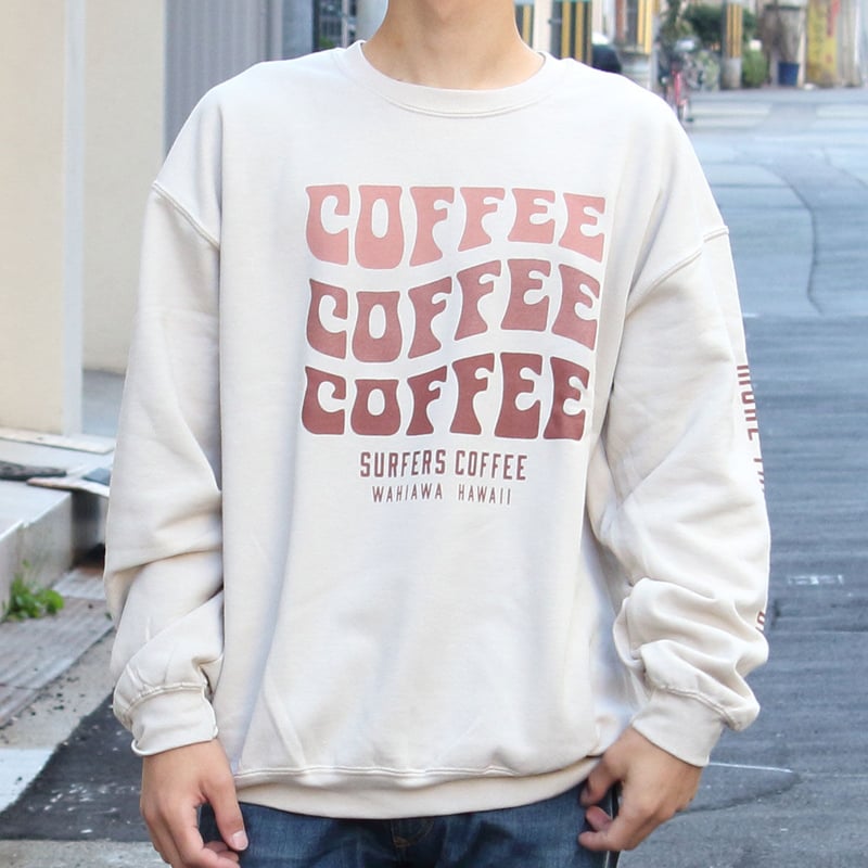 Decaf コーヒーメーカー プリント スウェット Decaf コーヒーメーカー プリント スウェット