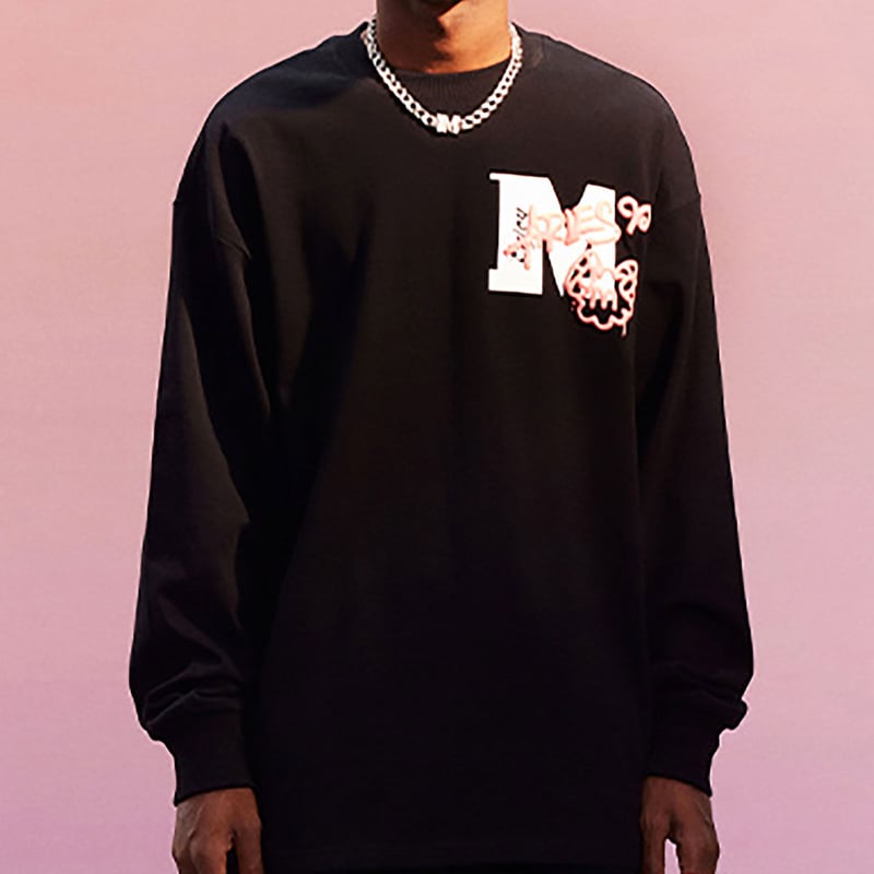 MEDM 長袖Ｔシャツ 星座 12種類 ロゴプリント 新作 ユニセックス MR.ENJOY DA MONEY 】 MEDM 正規品 男女兼用 12星座シリーズ 長袖