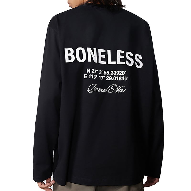 THE BONEZ XL ブラック 長袖Tシャツ 新品!!The BONEZ 黒色 ロングTシャツ XLサイズ ロンT