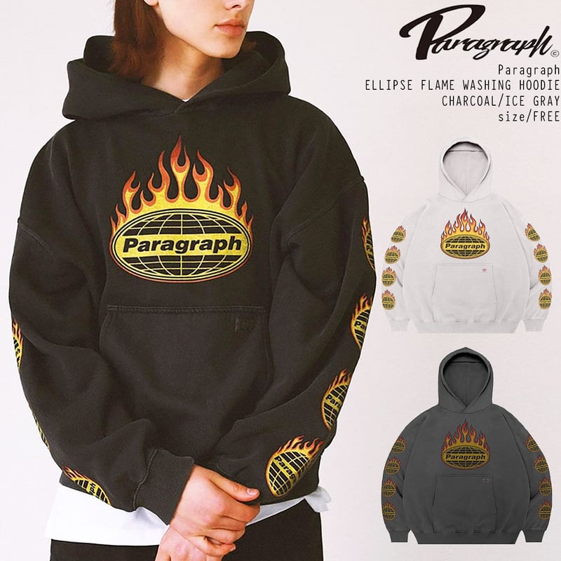 Paragraph 】 パラグラフ ファイヤーエンブレム プリント パーカー  