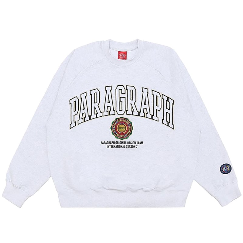 Paragraph★SMILE HAPPY SWEATSHIRT★パラグラフwパラグラフ