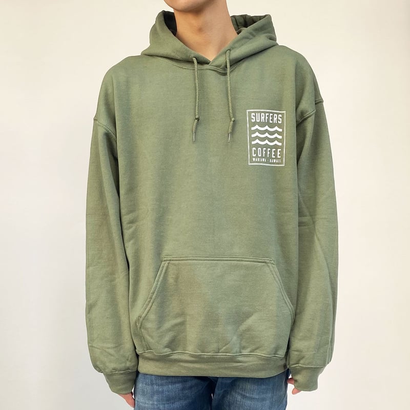 SURFERS COFFEE 】 LOGO PRINT HOODIE サーファーズコーヒー...