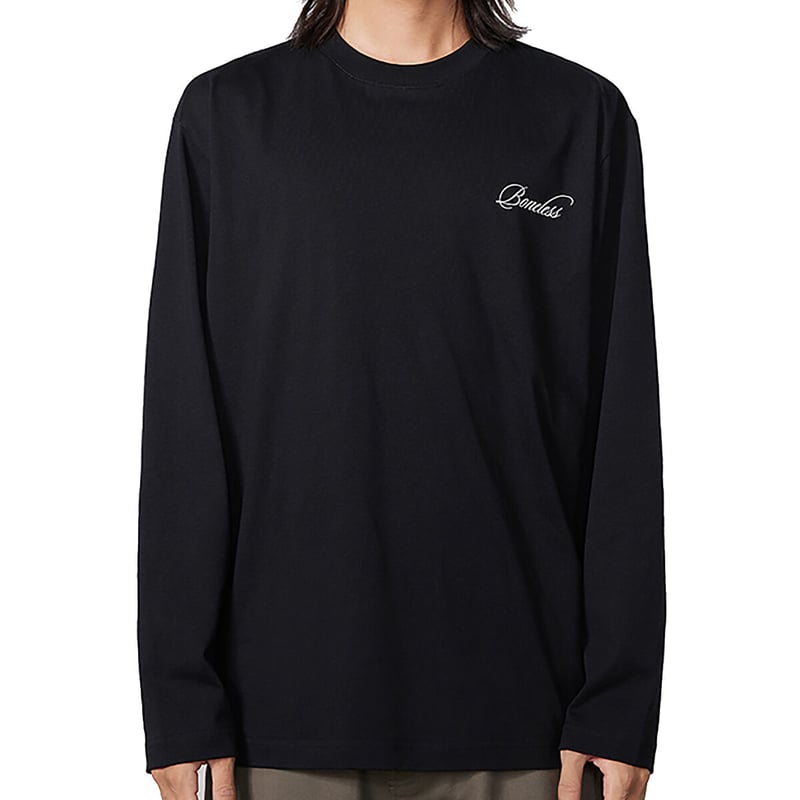 BONELESS 】 ボーンレス ロゴ プリント 長袖 Tシャツ UNISEX LOGO