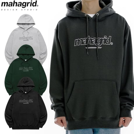 【 mahagrid 】 マハグリッド サードロゴ パーカーTHIRD LOGO HOODIE