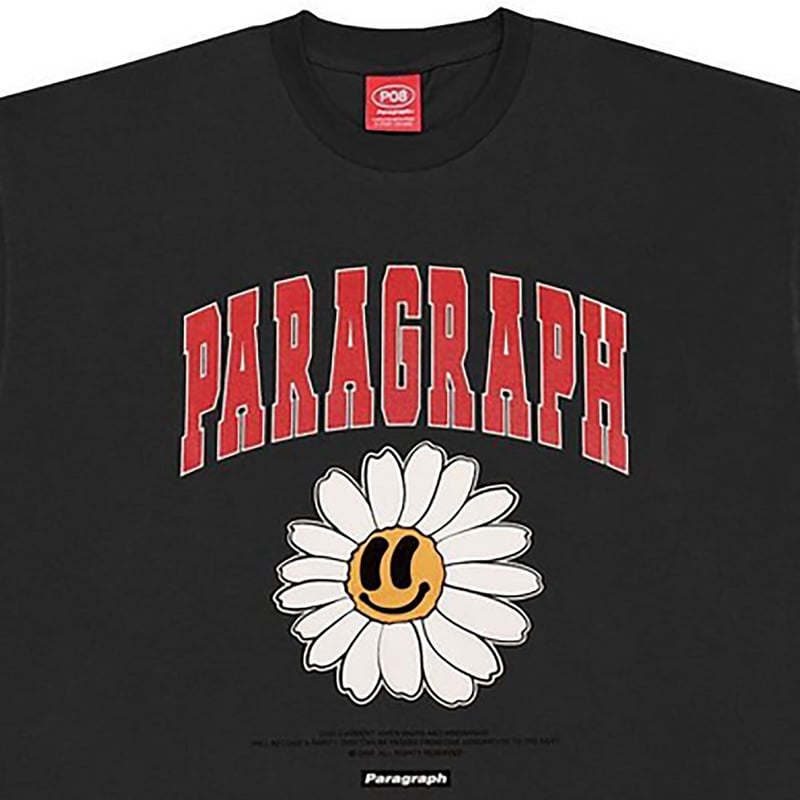 Paragraph 】 パラグラフ デイジー スマイル プリント Tシャツ DAISY S...