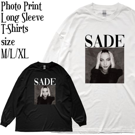 SADE シャーデー ロングシャツ シャーデー Sade 音楽Tシャツ ロックTシャツ バンドTシャツ 長袖T