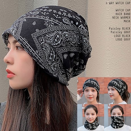 【新品未使用】 kinema 　knit hair band 【ブラック】 KIJIMA TAKAYUKI / キジマ タカユキ ： COTTON CASHMERE KNIT