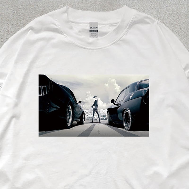 ワイルドスピード Fast Furious ワイスピ フォトプリント リブ付き