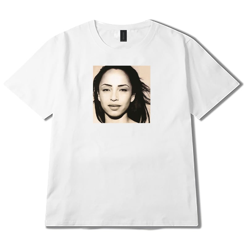 フォトプリント SADE シャーデー 柄 Tシャツ ミュージックTシャツ 半袖