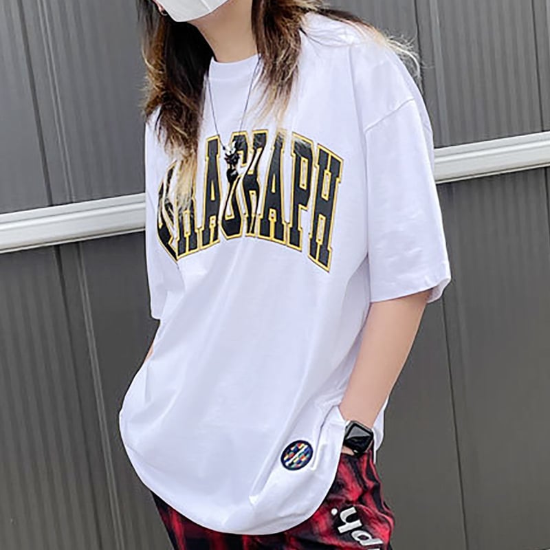 Paragraph 】 パラグラフ アーチ ロゴ プリント Tシャツ ARCH LOGO