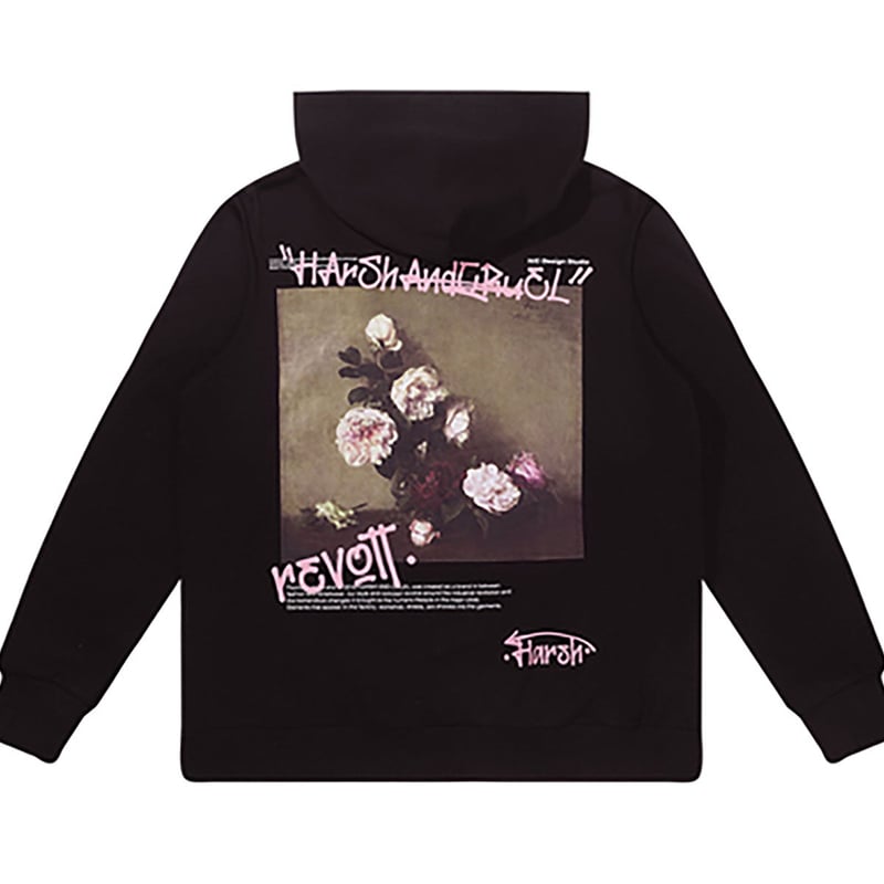 harsh and cruel パーカー HARSH and CRUEL 】 BACK PRINT HOODIE バックプリント ミ