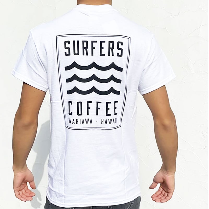 SURFERS COFFEE 】 サーファーズコーヒー バックプリント Tシャツ BACK...