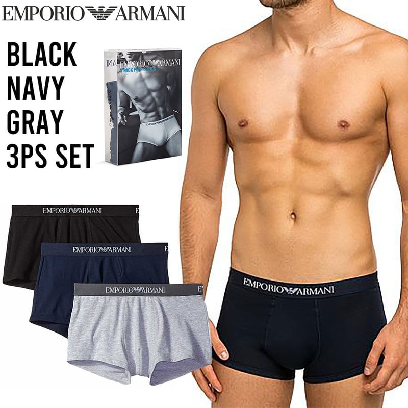 【最後の1点】EMPORIO ARMANI UNDERWEAR ショーツ 2点セット EMPORIO ARMANI 】 エンポリオアルマーニ ボクサーパンツ BOXER