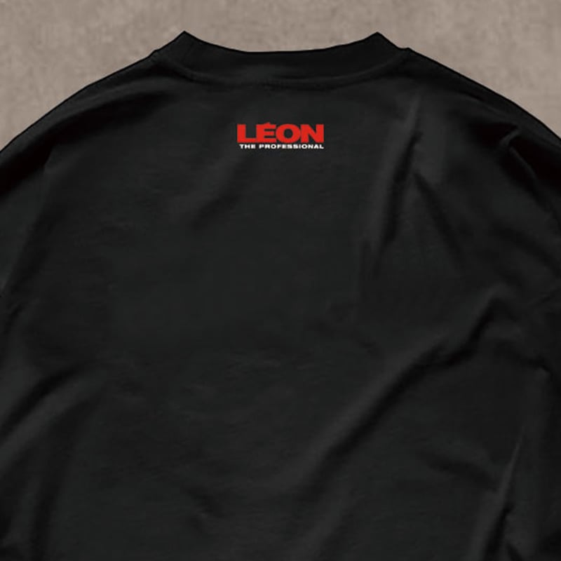 レオン LEON フォトプリント リブ付き 長袖 Tシャツ ロンT ジャンレノ
