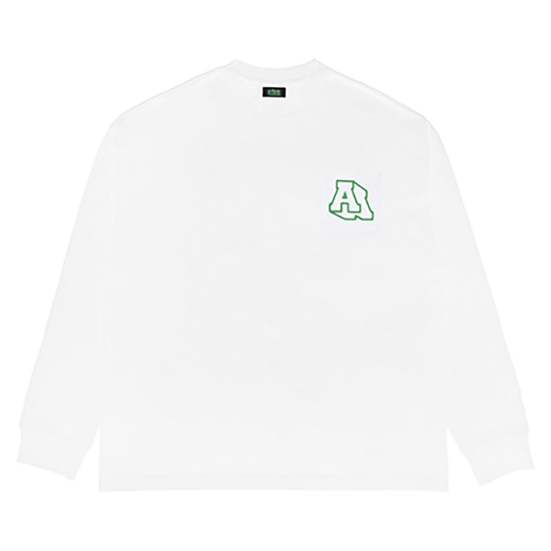 A FEW GOOD KIDS 正規品 シンプル ポケット付 長袖 Tシャツ L-