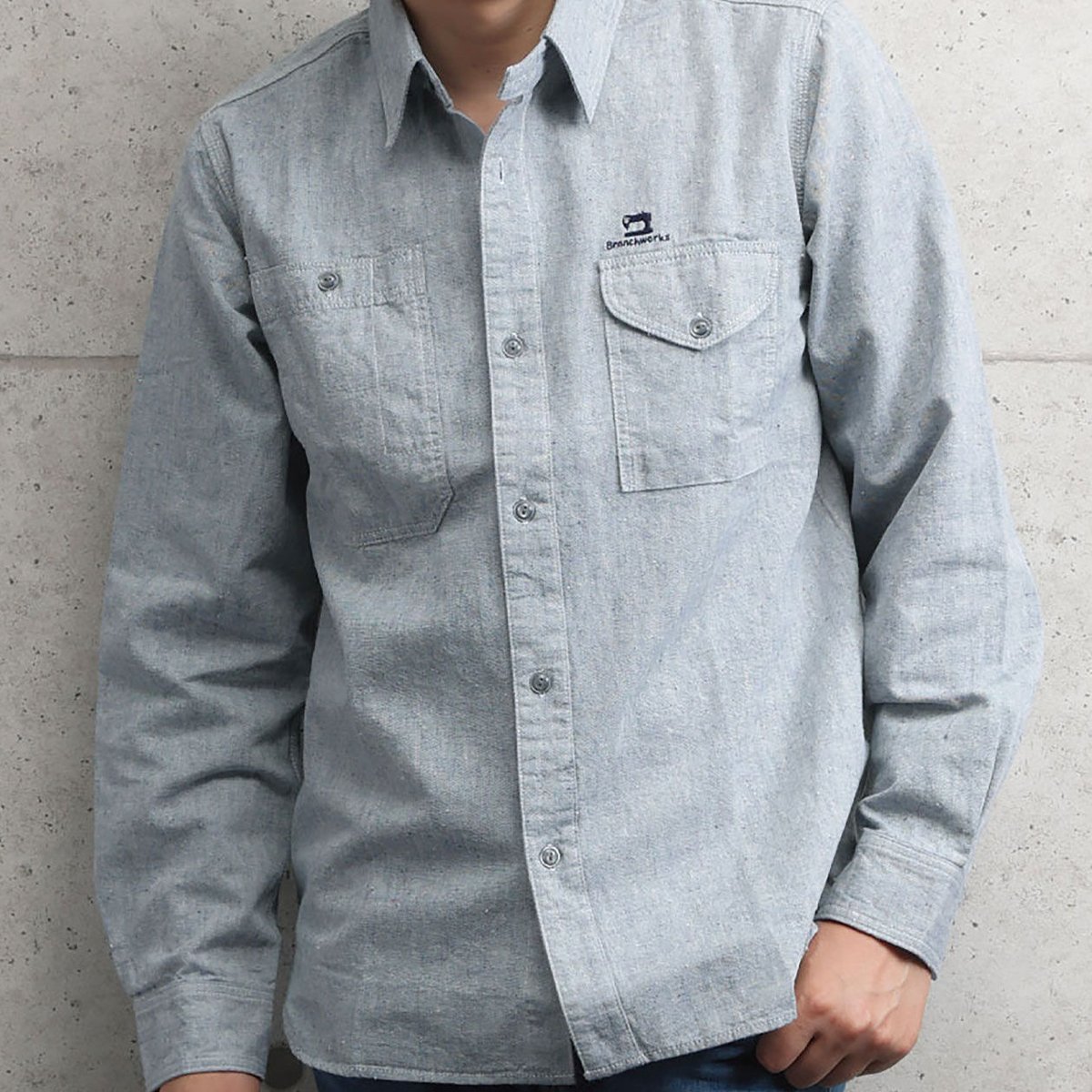 Branchworks 】 日本製 Made in japan 岡山産生地 岡山縫製 綿麻
