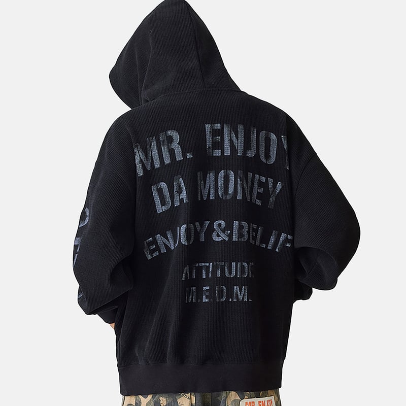 MR.ENJOY DA MONEY 】 MEDM ユニセックス レタープリント