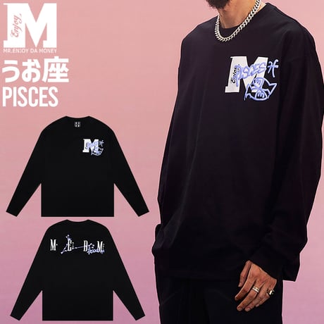 MEDM 新作 長袖 Tシャツ 刺繍 大人気 ユニセックス スウェット CATEGORY MR.ENJOY DA MONEY | FRIDAYS OFFICIAL S