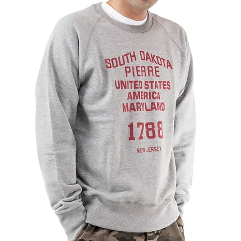 Americana ×Firsthandコラボ　完売　スウェットカットソー日本製 Branchworks 】 日本製 Made in japan ユニセックス コットン10