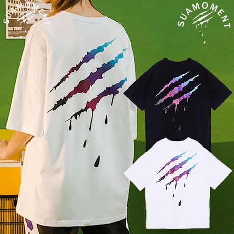 即日発送 SUAMOMENT 正規品 レインボー バックプリント Tシャツ CATEGORY SUAMOMENT | FRIDAYS OFFICIAL STORE