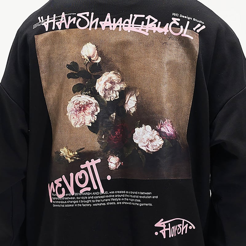 HARSH and CRUEL 】 BACK PRINT HOODIE バックプリント ミ...