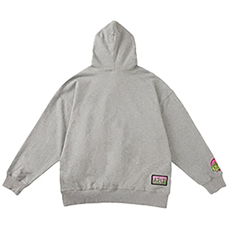 MR.ENJOY DA MONEY 】 MEDM ユニセックス ロゴワッペン パーカー MR.ENJOY DA MONEY 】 MEDM ユニセックス ロゴワッペン パーカー