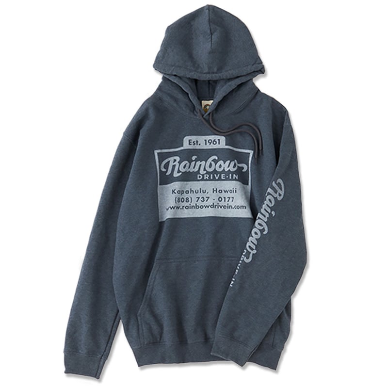 Rainbow Drive-in 】 VINTAGE PRINT HOODIE レインボー