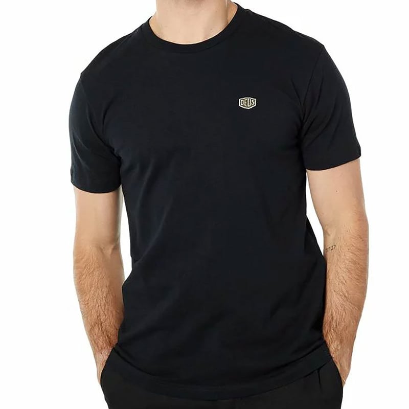 Deus Ex Machina Lサイズ Brandol / Deus Ex Machina デウスエクスマキナ Tシャツ 半袖 ロゴ L 新品　DEUS Tシャツ　半袖　BLACK（L）