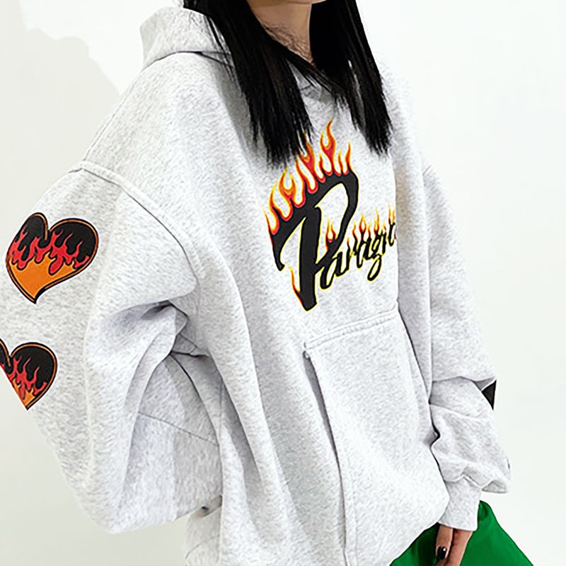 Paragraph 】 パラグラフ ユニセックス フレイム ハート Paragraph 】 パラグラフ ユニセックス フレイム ハート