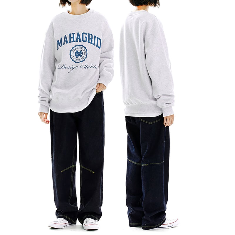 mahagrid 】 UNISEX AUTHENTIC SWEATSHIRT マハグリッド...