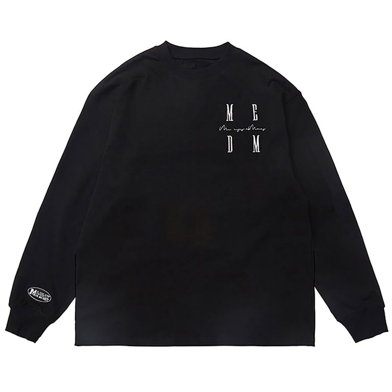MR.ENJOY DA MONEY 】 MEDM ロゴ刺繍 長袖 Tシャツ UNISEX