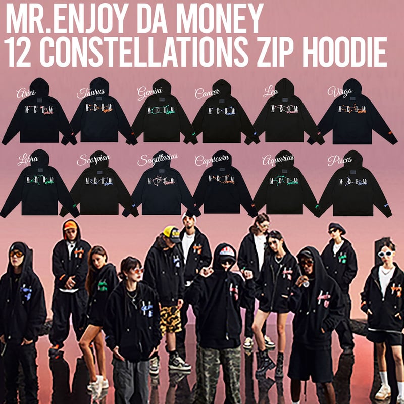 MR.ENJOY DA MONEY 】 MEDM 正規品 男女兼用 12星座シリーズ ジッ MR.ENJOY DA MONEY 】 MEDM 正規品 男女兼用 12星座シリーズ ジッ