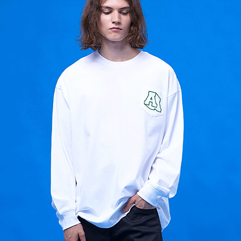A CHOCK★刺繍ロゴ ユニセックス コットンシャツ AK13 A FEW GOOD KIDS 】 AFGK 正規品 男女兼用 ユニセックス ロゴ